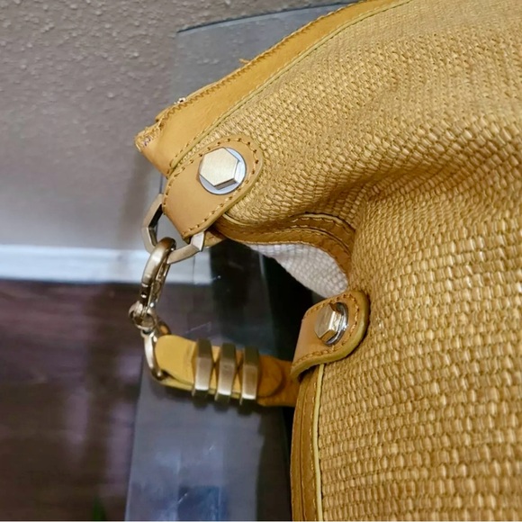 ORyany Handbag Mustard Yellow & Whipstitch - Picture 5 of 8